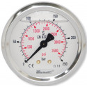 Manómetro de glicerina 3600 Psi H/atrás 52 mm