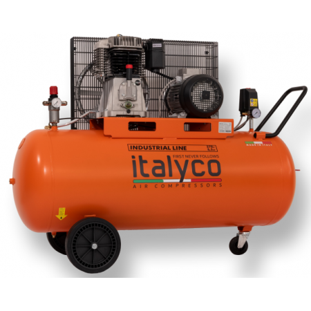 Compresor de aire eléctrico Italyco 7.5hp 270 lts 380v.