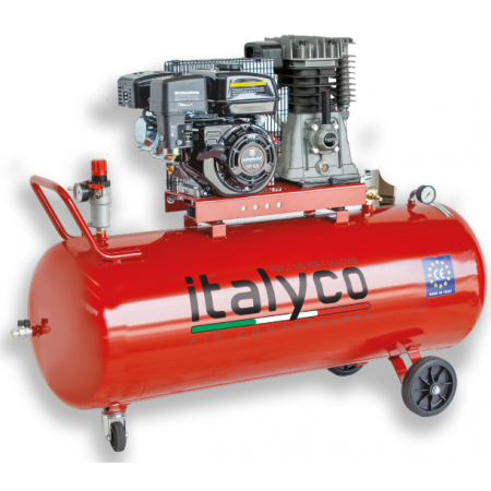 Compresor de aire Autonomo Bencina Italyco 4hp 100 lts