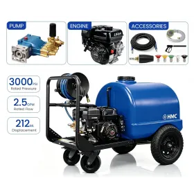 Hidrolavadora Autónoma Carro AF 3000 Psi 10 Litros 7 Hp